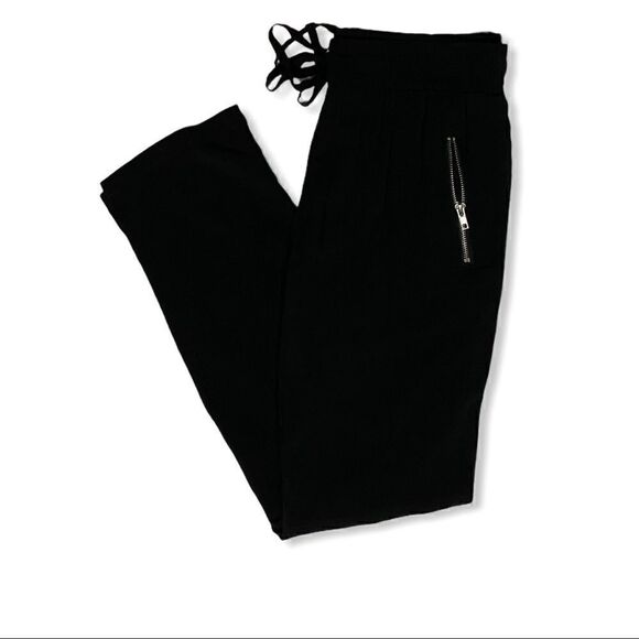 Love Tree Black High Waist Pull On Trousers - Picture 3 of 7